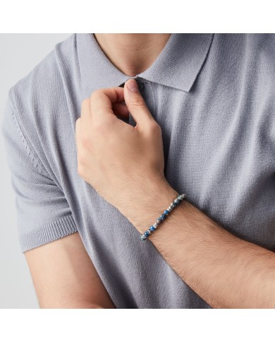 Bracciale tango agata azzurra